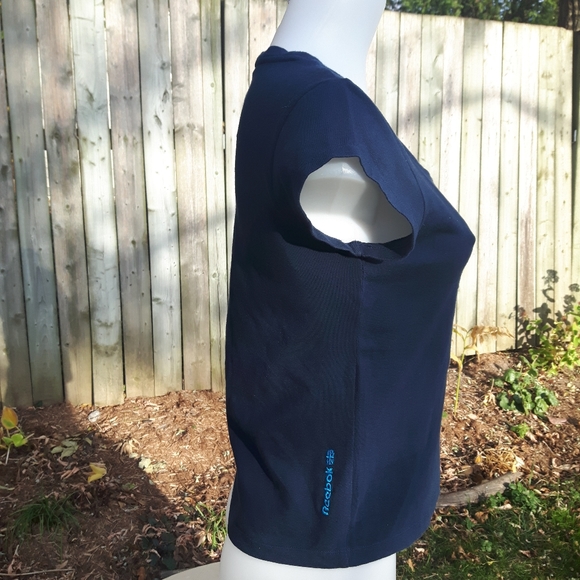 Size m Reebok Sequin British flag t-shirt size - Picture 5 of 13